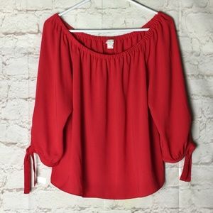 J.Crew Off The Shoulders Top
